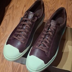 Cole Haan Men's Brown and Cream Sneakers